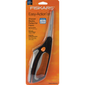 41778: Fiskars RA-9911 10" Premier Easy Spring Action Bent Trimmers Scissors Shears (No.8)