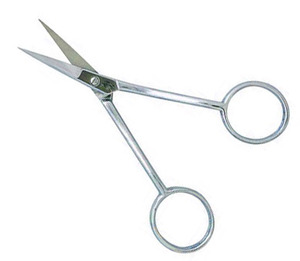 Nifty Notions NN1210 4" Double Curved Thread Scissors for Machine Embroidery Hoops