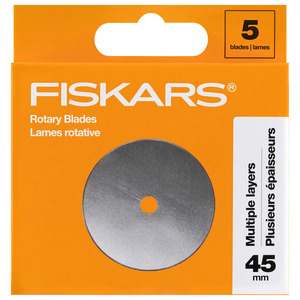 41795: Fiskars RA-9528 195310 replacement 45mm Rotary Cutter Knife Blades 5Pk