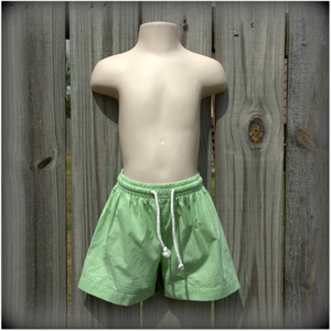 Embroidery Blanks Boutique Swim Trunks, Lime Green Size:6