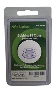 Nifty Notions NN-34-1 Class 15 class plastic Bobbins 10 per card