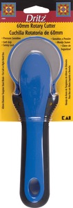 Dritz Kai 1060 60mm Rotary Cutter, Softgrip Handle, Tunsten Carbon Blade