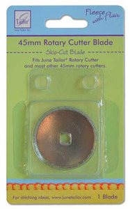 June Tailor Fleece with Flair JT-190 Skip Cut Rotary Cutter 45mm Replacement Blade for June Tailor Fleece Rotary Cutter