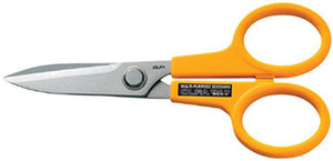 Olfa SCS-2 7" Serrated Edge Stainless Steel Scissors from Japan