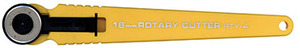 Olfa RTY-4 18mm Mini Rotary Cutter, Detailer, For Right and Left Handed Use