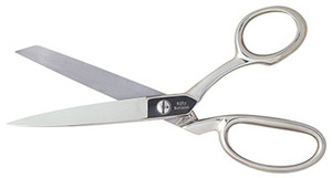 Nifty Notions 7370A 8" Ever Sharp Bent Trimmer, One Serrated Edge and One Knife Edge Scissor