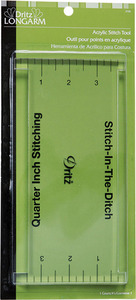 42144: Dritz DL3708 Long Arm Acrylic Stitch In the Ditch Tool for 1/4" Foot