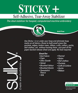 Sulky Fabri-Solvy Stabilizer, 8 X 6 Yd 