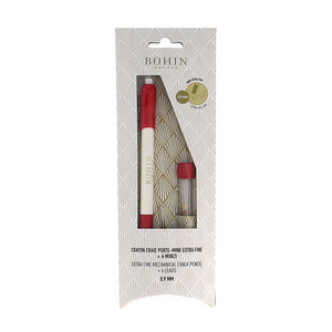 Bohin 91472 Mechanical Chalk Pencil 3 in 1 .9mm White