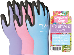 1 Pair Nylon Quilting Gloves for Machine Quilting Sewing Work