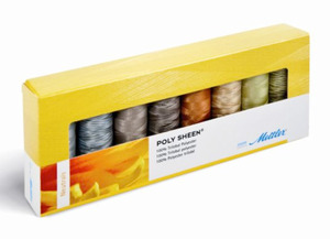 Mettler PS85 Polysheen 40wt Embroidery Thread Neutrals Gift Pack Kit 8 Spools x 220 Yards