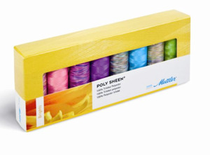 Mettler PS811 Polysheen Brights Embroidery Thread Gift Pack 8 spools