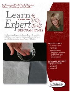DIME, LFEC0001, Learn, Expert, Commercial, Vol, 1, Stabilizing, Embroidery