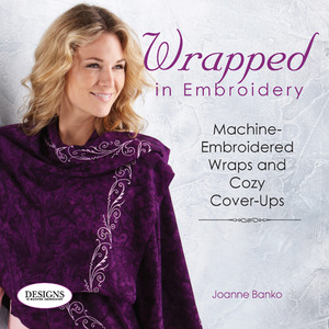 DIME, BK00119, Wrapped, In, Embroidery, 64, Page, Cover, Up, Book, CD, Joanne, Banko