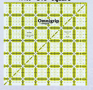 Omnigrid Omnigrip Neon Ruler 20.5 x 20.5