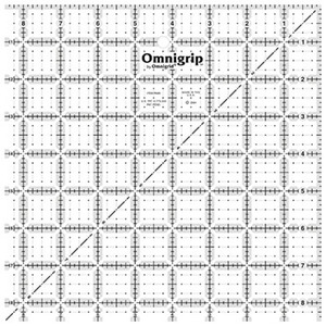 Omnigrid Omnigrip 8 1/2" Gridded Square