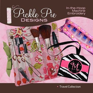Pickle Pie Designs Travel Collection Embroidery Designs CD