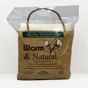 Warm Company 1014 Warm & Natural Queen Size 90x108" Quilt Batting