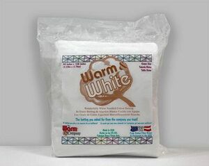 Warm Company Warm & White Queen Size 90x108" Quilt Batting 6Pack