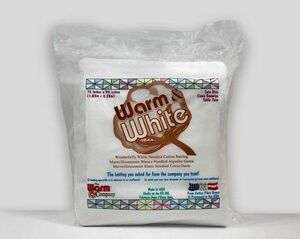 Warm Company 1615 Warm & White Twin Size 72x90" Quilt Batting 8 Pack