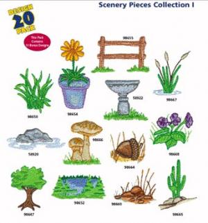 Amazing Designs / Great Notions 1245 Scenery Pieces I Multi-Formatted CD