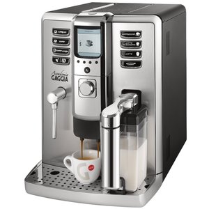 Gaggia, Accademia, Espresso, Coffee Maker, Machine, 2 Boilers, 15 Bar, Froth, 7 Beverages, Dispense up to 6.5"H, Stainless Steel Panel, Top Fill Water & Beans, 43Lbs