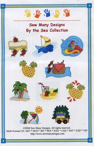 Sew Many Designs By The Sea Applique Designs Multi-Formatted CD