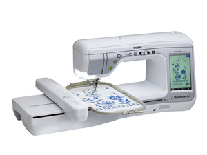 42837: Brother VM5100 Dream Creator2 XE Sewing Embroidery Machine, Roller Bags Set, Mobile Scanner, PEDesign+ Photo Stitch Software