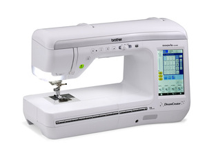 Brother VQ2400 11.25 Arm Dream Creator 561 Stitch Sewing Quilting Machine, Muvit Dual Feed Foot, Knee Lift, 10 Buttonholes, 5 Fonts
