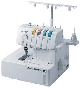 Brother, 2340CV, DEMO #1 Best Buy, 2 & 3-Needle, 3 & 6mm, COVERHEM STITCH, &1 Needle Chain Stitch, Machine, Differential Feed, Stitch Width, & Length, Color Coded