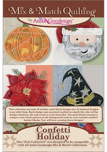 Anita Goodesign 230AGHD Confetti Holiday Embroidery Designs Pack on CD