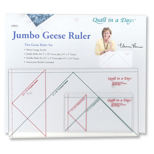 Quilt in a Day by Eleanor Burns QD2022 Jumbo Flying Geese Ruler Set