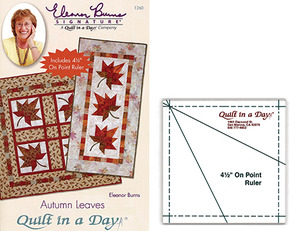 Quilt in a Day 93-3782, by Eleanor Burns Autumn Leaves Sewing Pattern