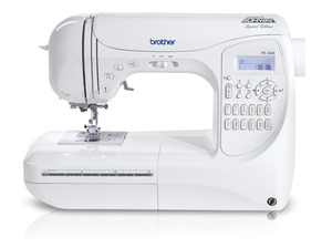 Brother PC-420, ns80, ns-80, pc420, 294-Stitch, Computer Sewing Machine, PC420, LCD, 10 Buttonholes, 3 Alphabet Fonts, Knee Lifter, 6 Feed Dogs, Hard Case, Replaces NX400