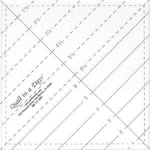 Quilt in a Day 7066Z 6-1/2" Triangle Square Up Ruler for Blocks