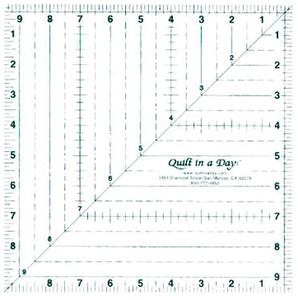 Quilt in a Day 6858A 9-1/2" Square Up Quilting Ruler