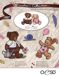 OESD #887 The World of Timba & Lula Embroidery Design Pack on USB Stick
