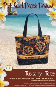 Pink Sand Beach Designs Tuscany Tote Pattern