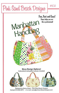 Pink Sand Beach Designs Manhattan Handbag Pattern
