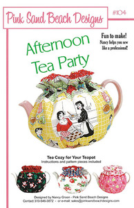 Pink Sand Beach Designs Afternoon Tea Party Pattern