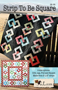 G.E. Designs Strip to be Square Quilting Pattern