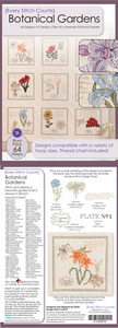 Every Stitch Counts E-CD2F12 Botanical Gardens Embroidery Design CD