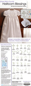 Every Stitch Counts -E-CD2A12  Heirloom Blessings Embroidery Design CD