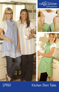 Indygo Junction Kitchen Shirt Tails Sewing Pattern