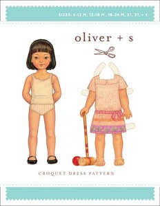 Oliver + S Croquet Dress (6 m-4) Sewing Pattern
