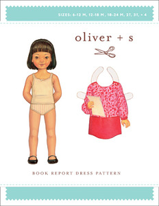 Oliver + S Book Report Dress (6M-4) Sewing Pattern