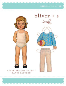 Oliver + S Oliver + S: After-School Shirt + Pants (5-12) Sewing Pattern