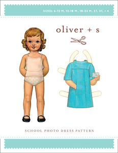 Oliver + S Oliver + S: School Photo Dress  Pattern (6 m-4) Sewing Pattern