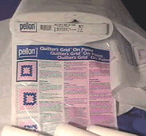 Pellon 821 Quilters Grided 44"x25Yd Bolt Fusible Non Woven Interfacing