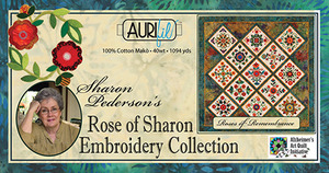 44294: Aurifil RSQ4012 Rose of Sharon Collection 40wt Cotton Mako 12 Spool 1094yd Threads Kit